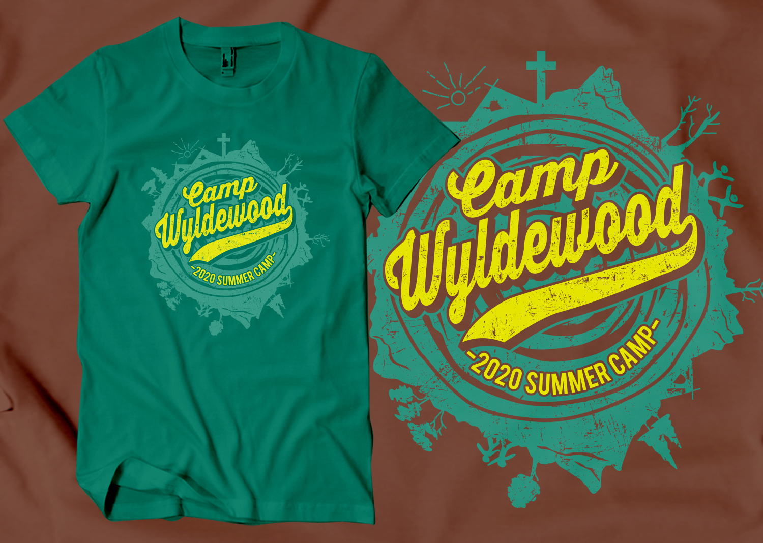 T-shirt Design by Uprinteez for Camp Wyldewood | Design #23560555