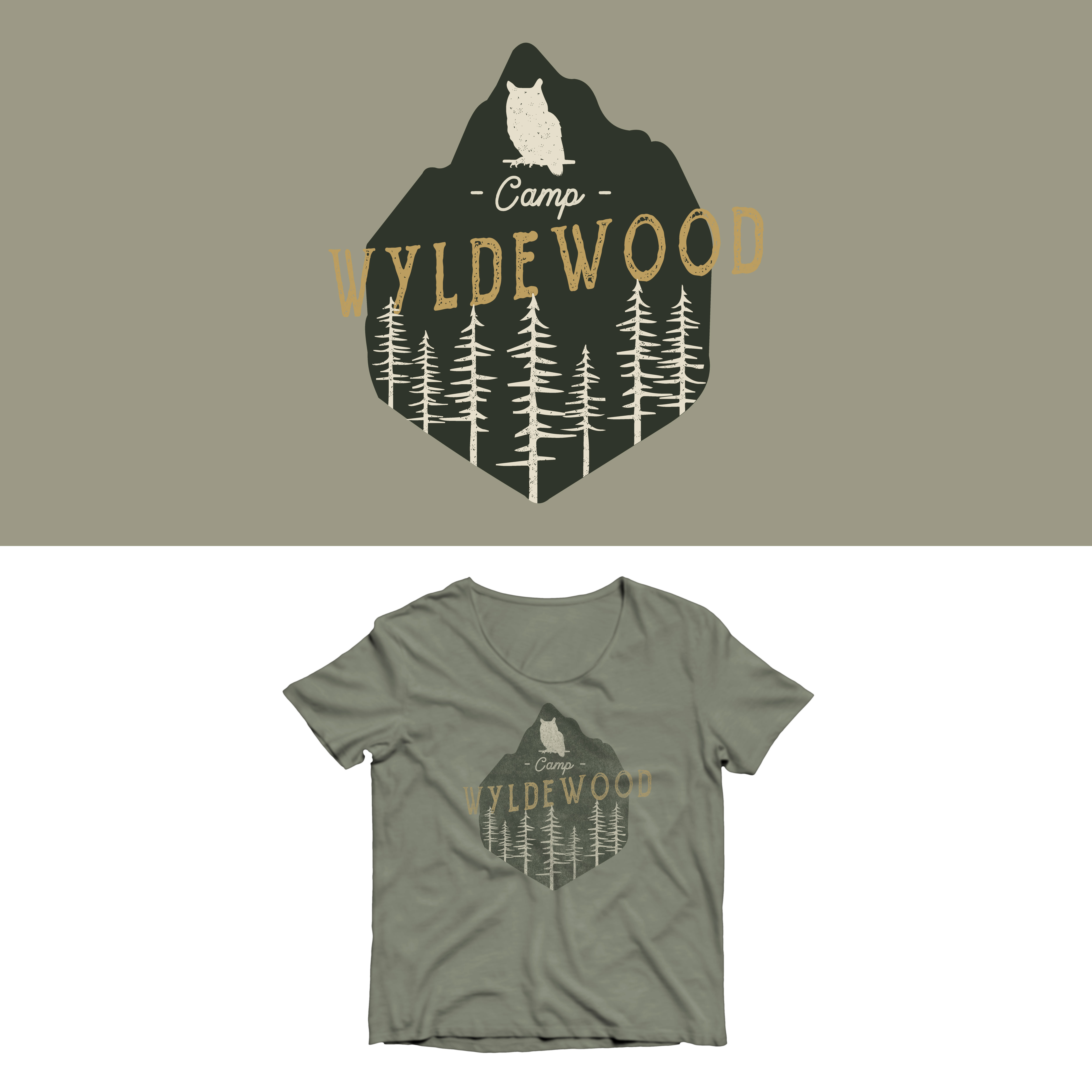 T-shirt Design by Jburtonux for Camp Wyldewood | Design #23559230