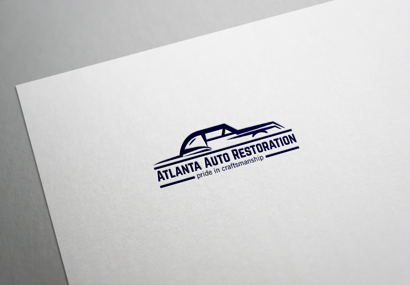 Logo-Design von Deziners Zone für Atlanta Auto Restoration  | Design #23521892