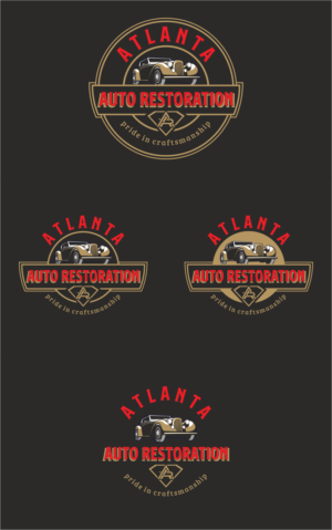 Logo Design by chameerakasundb for Atlanta Auto Restoration  | Design #23615156