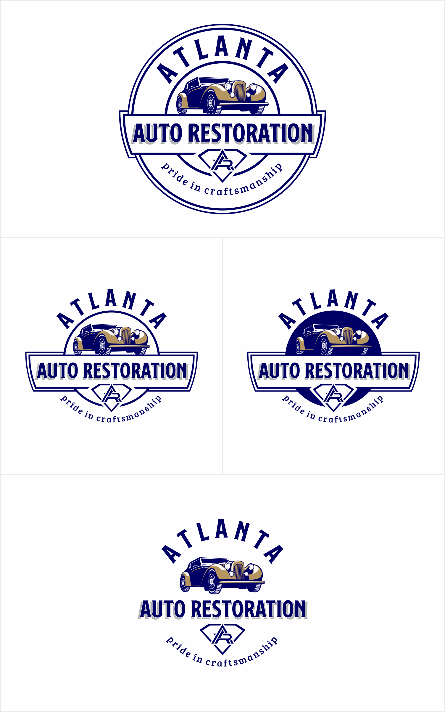 Diseño de Logo por chameerakasundb para Atlanta Auto Restoration  | Diseño #23615157