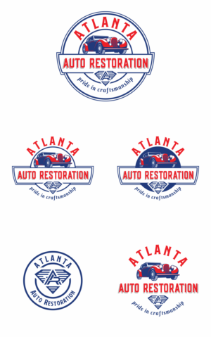 Logo Design by chameerakasundb for Atlanta Auto Restoration  | Design: #23615177
