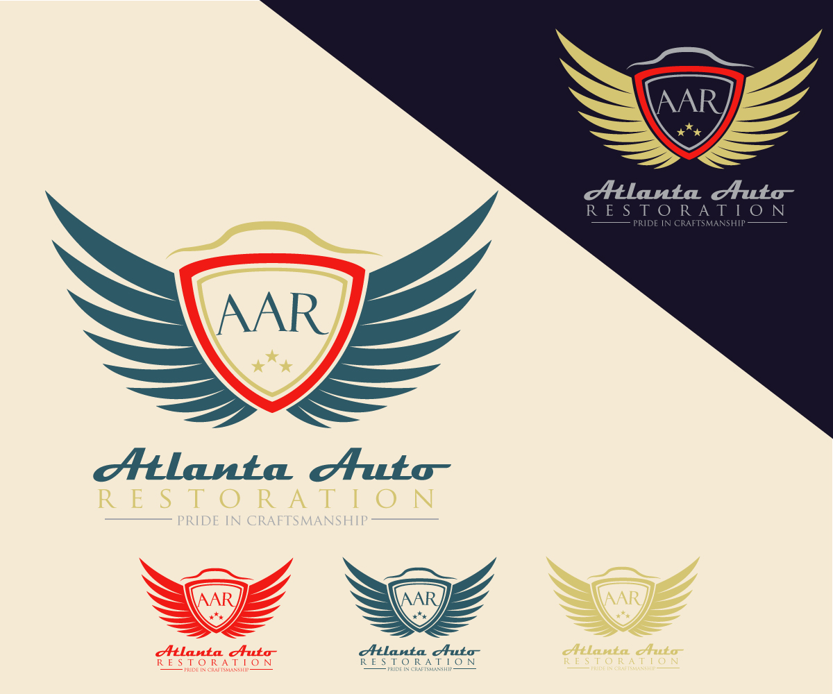 Logo Design by edwinnegz1 for Atlanta Auto Restoration  | Design #23537677