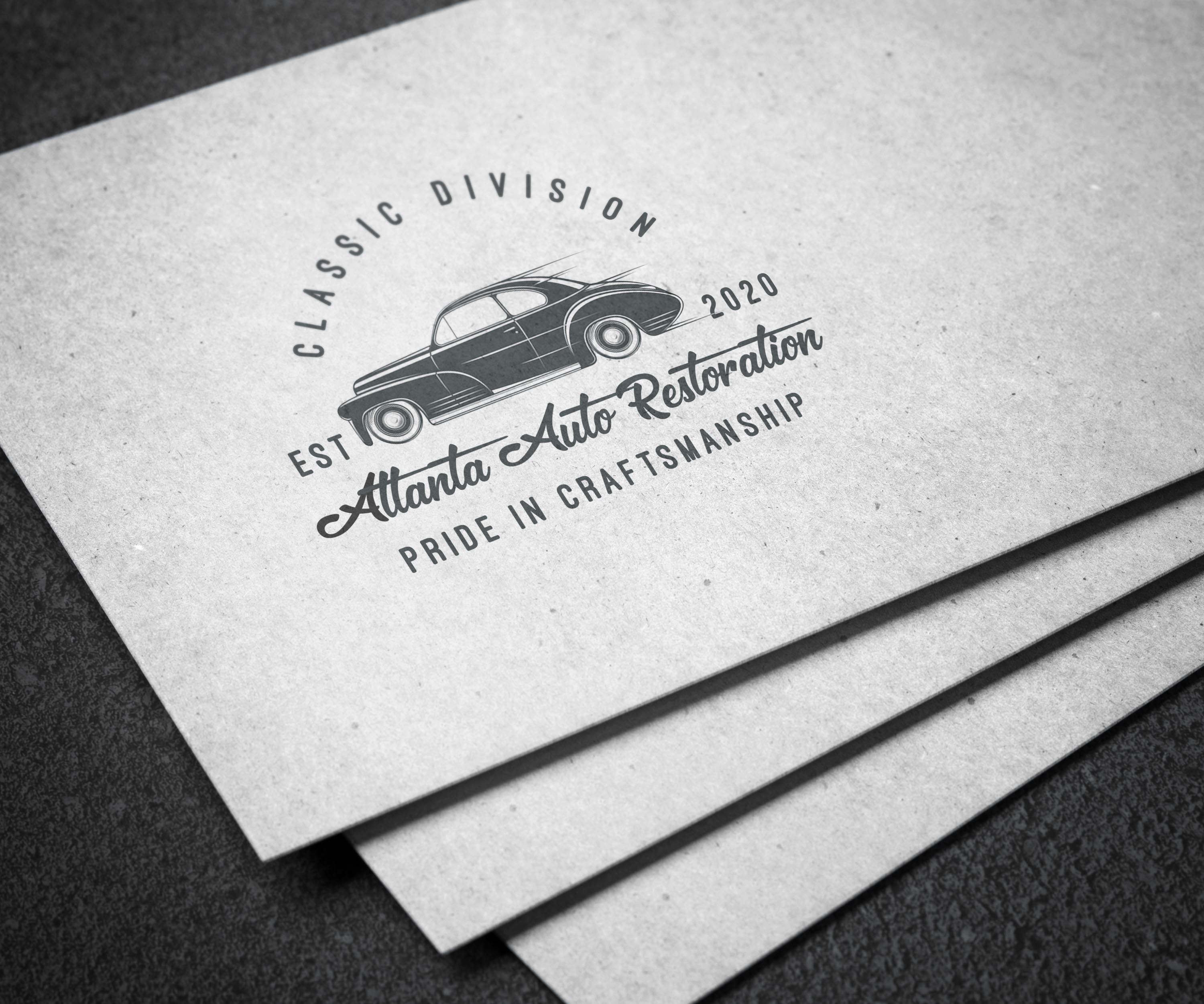 Logo Design by Sohail 2 for Atlanta Auto Restoration  | Design #23635625