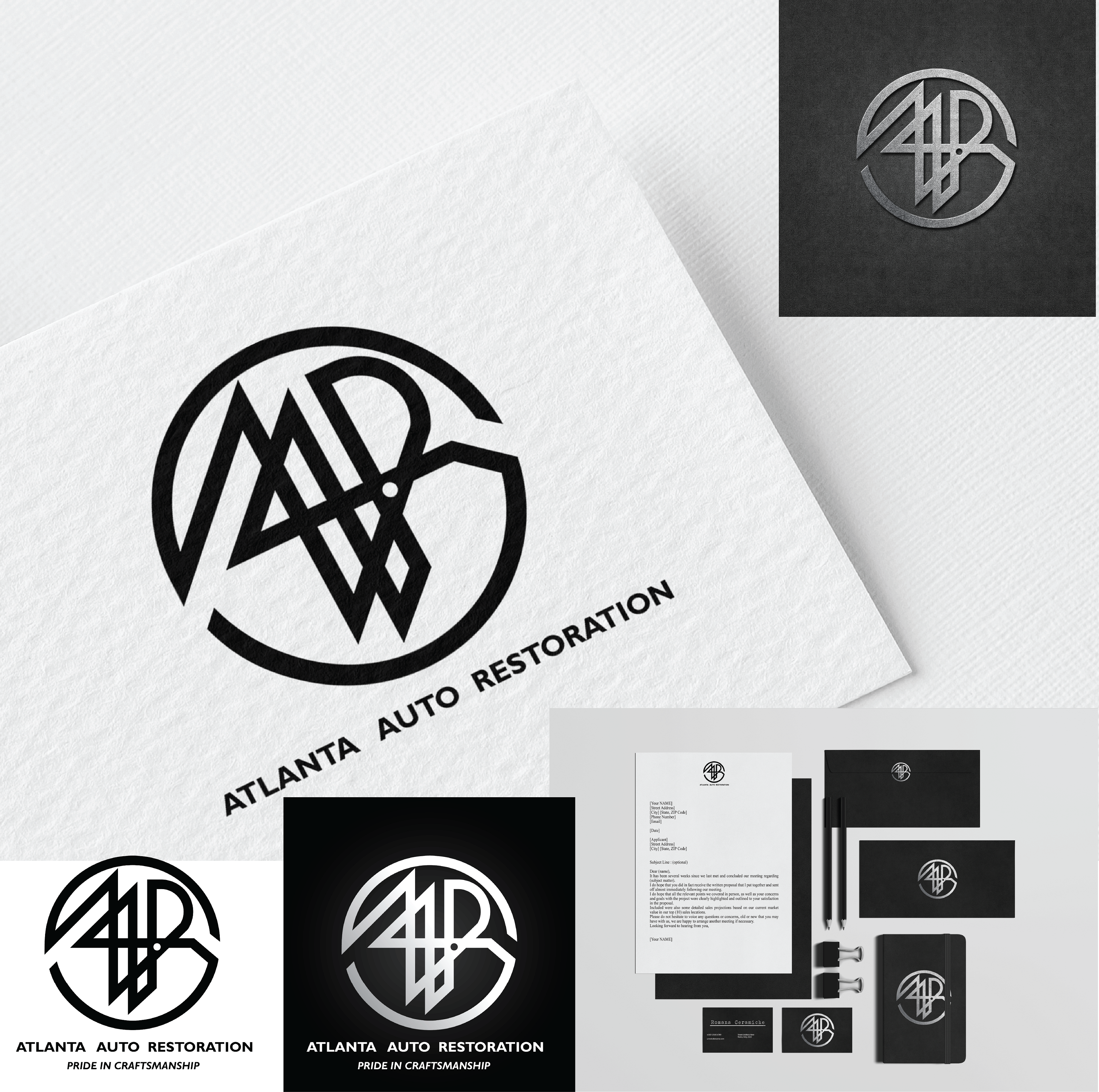 Logo Design by SATOSHIBA for Atlanta Auto Restoration  | Design #23521482