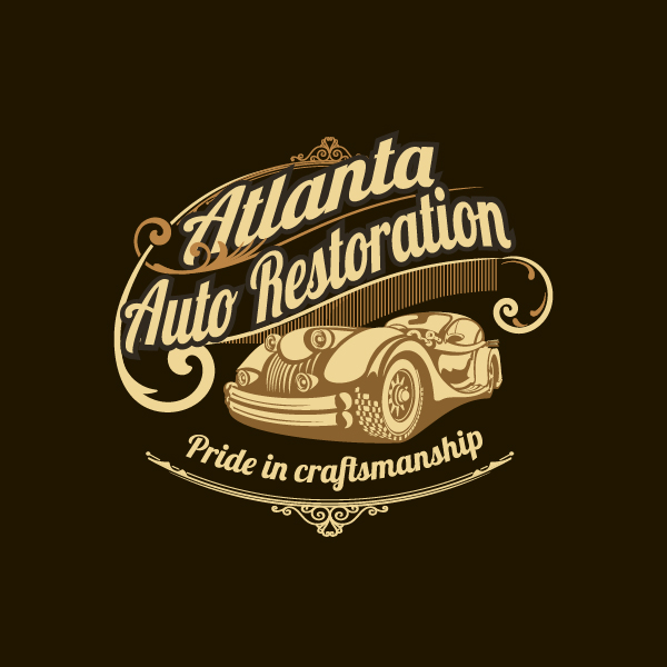 Logo Design by Zeeshan K for Atlanta Auto Restoration  | Design #23607297