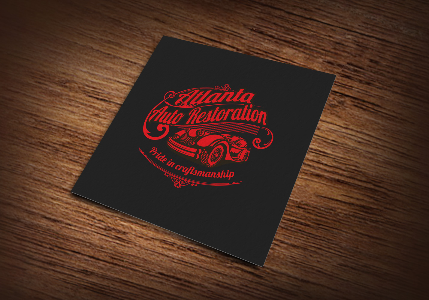 Logo Design by Zeeshan K for Atlanta Auto Restoration  | Design #23621725