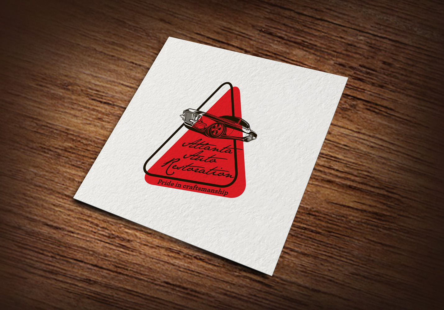 Logo Design by Zeeshan K for Atlanta Auto Restoration  | Design #23621732