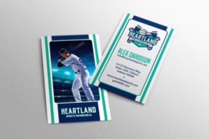 Business Card That Looks Like a Sports Card | Business Card Design by logodentity