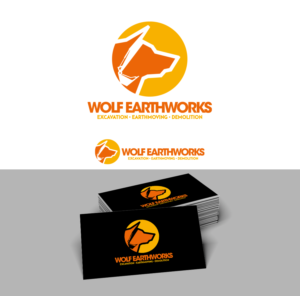 WOLF EARTHWORKS-Excavation,Earthmoving,Demolition | Logo Design by trufya