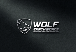 WOLF EARTHWORKS-Excavation,Earthmoving,Demolition | Logo Design by uandbdeziner