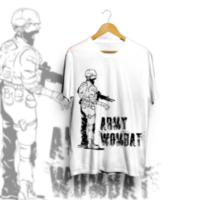 Army Wombat | T-Shirt-Design von HELLOCRUNK
