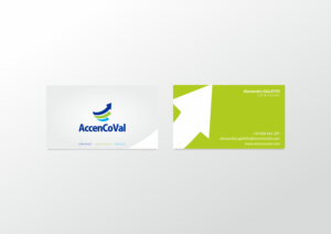 AccenCoVal. Accent on the Corporate Value. Business card | Diseño de Tarjeta de Presentación por Artissan