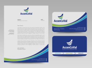 AccenCoVal. Accent on the Corporate Value. Business card | Diseño de Tarjeta de Presentación por WebixBD