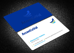 AccenCoVal. Accent on the Corporate Value. Business card | Diseño de Tarjeta de Presentación por Tripti Ranjan Gain