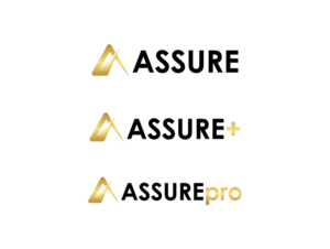 level1 is ASSRUE 1st (or just ASSURE not sure yet), level2 is ASSURE+ , level3 ASSUREpro.  All under the brand ASSURE. | Logo-Design von CreativeBaba