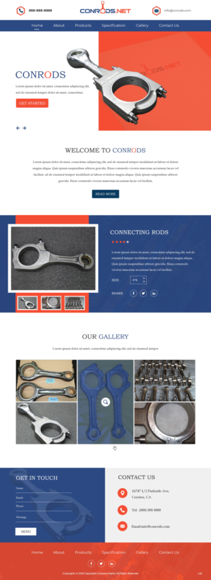 Web Design par pb pour Al Sol Marine Services LLC  | Design : #23528891