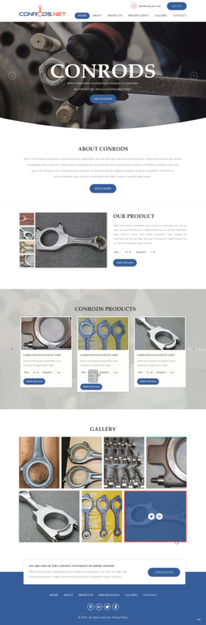 Web Design par pb pour Al Sol Marine Services LLC  | Design : #23528892