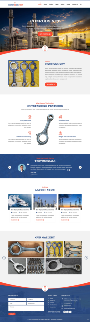 Web Design par pb pour Al Sol Marine Services LLC  | Design : #23528893