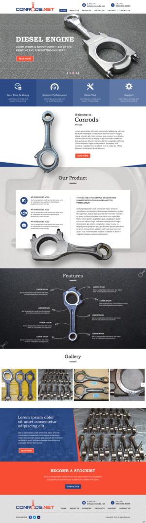 Web Design par pb pour Al Sol Marine Services LLC  | Design : #23528912