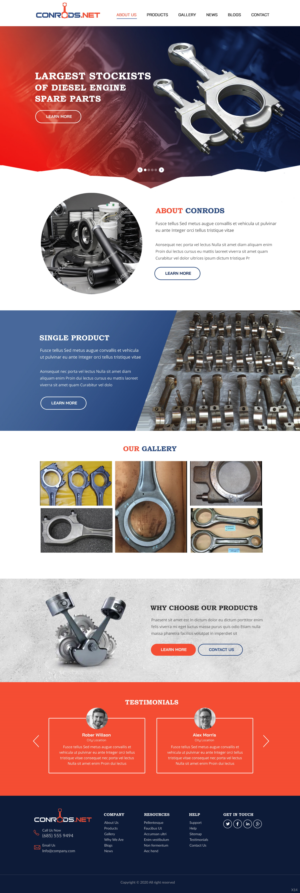 Web Design par pb pour Al Sol Marine Services LLC  | Design : #23529681
