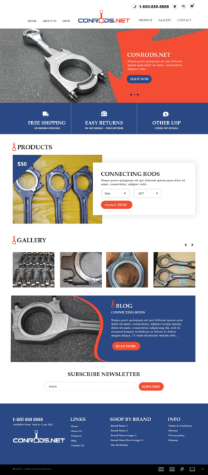 Web Design par pb pour Al Sol Marine Services LLC  | Design : #23536012