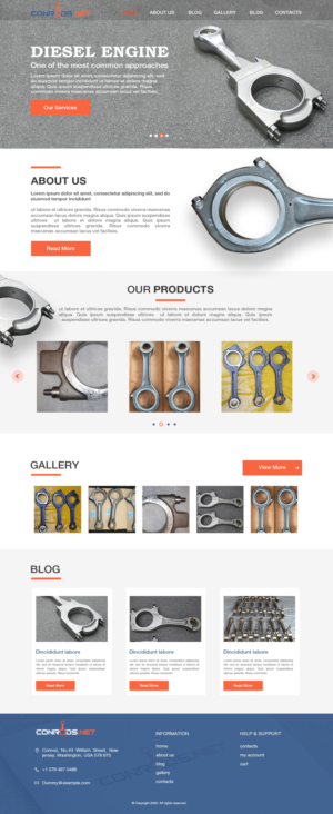 Web Design par pb pour Al Sol Marine Services LLC  | Design : #23536232