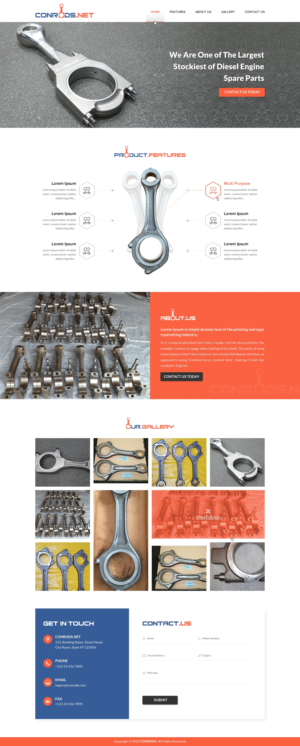 Web Design par Sbss pour Al Sol Marine Services LLC  | Design : #23556422