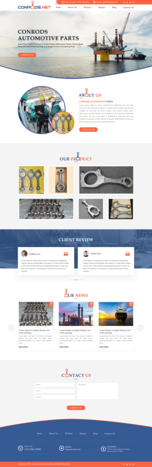 Web Design par Sbss pour Al Sol Marine Services LLC  | Design : #23557821