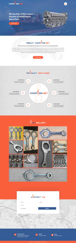 Web Design par Sbss pour Al Sol Marine Services LLC  | Design : #23562823