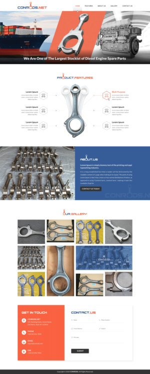 Web Design par Sbss pour Al Sol Marine Services LLC  | Design : #23563795