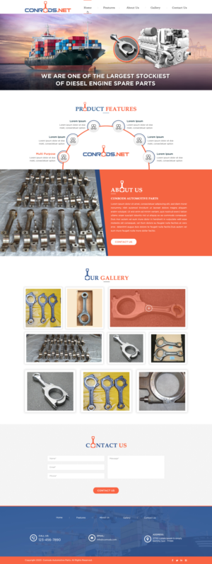 Web Design par Sbss pour Al Sol Marine Services LLC  | Design : #23565182