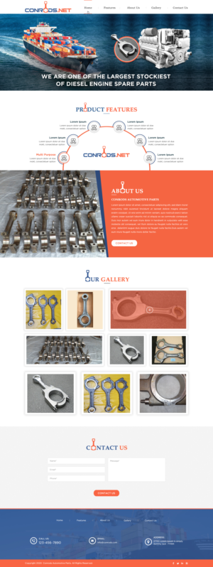 Web Design par Sbss pour Al Sol Marine Services LLC  | Design : #23565190