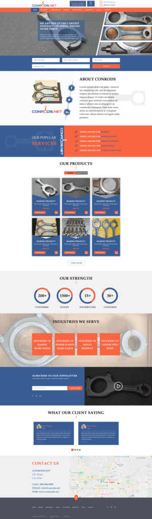 Web Design by partha 4 for Al Sol Marine Services LLC  | Design #23543278