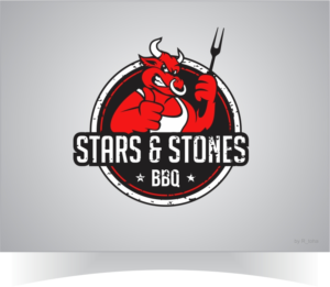 Logo-Design von r-toha für Stars & Stones BBQ | Design: #23540827