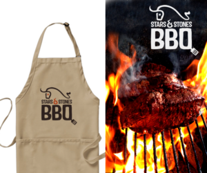 Stars & Stones BBQ  | Diseño de Logo por Buck Tornado