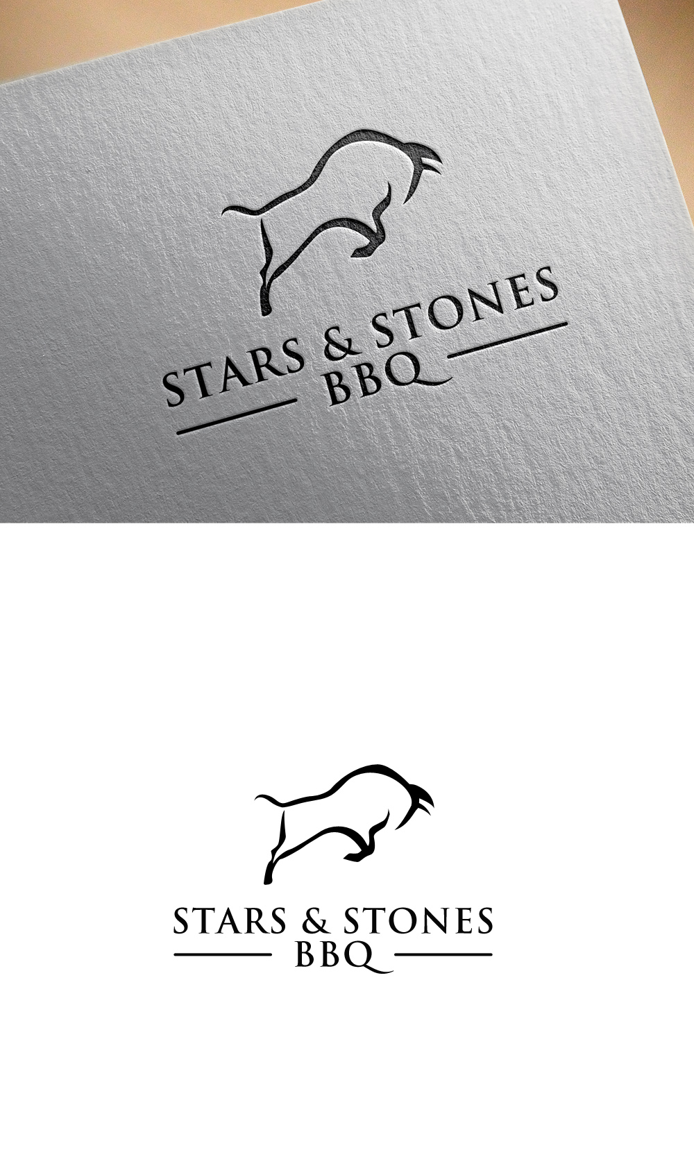 Logo Design by logo_s for Stars & Stones BBQ | Design #23525630
