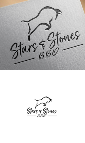 Logo-Design von logo_s für Stars & Stones BBQ | Design: #23530557