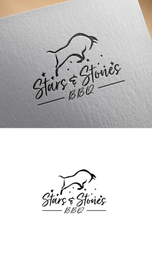 Logo-Design von logo_s für Stars & Stones BBQ | Design: #23530908