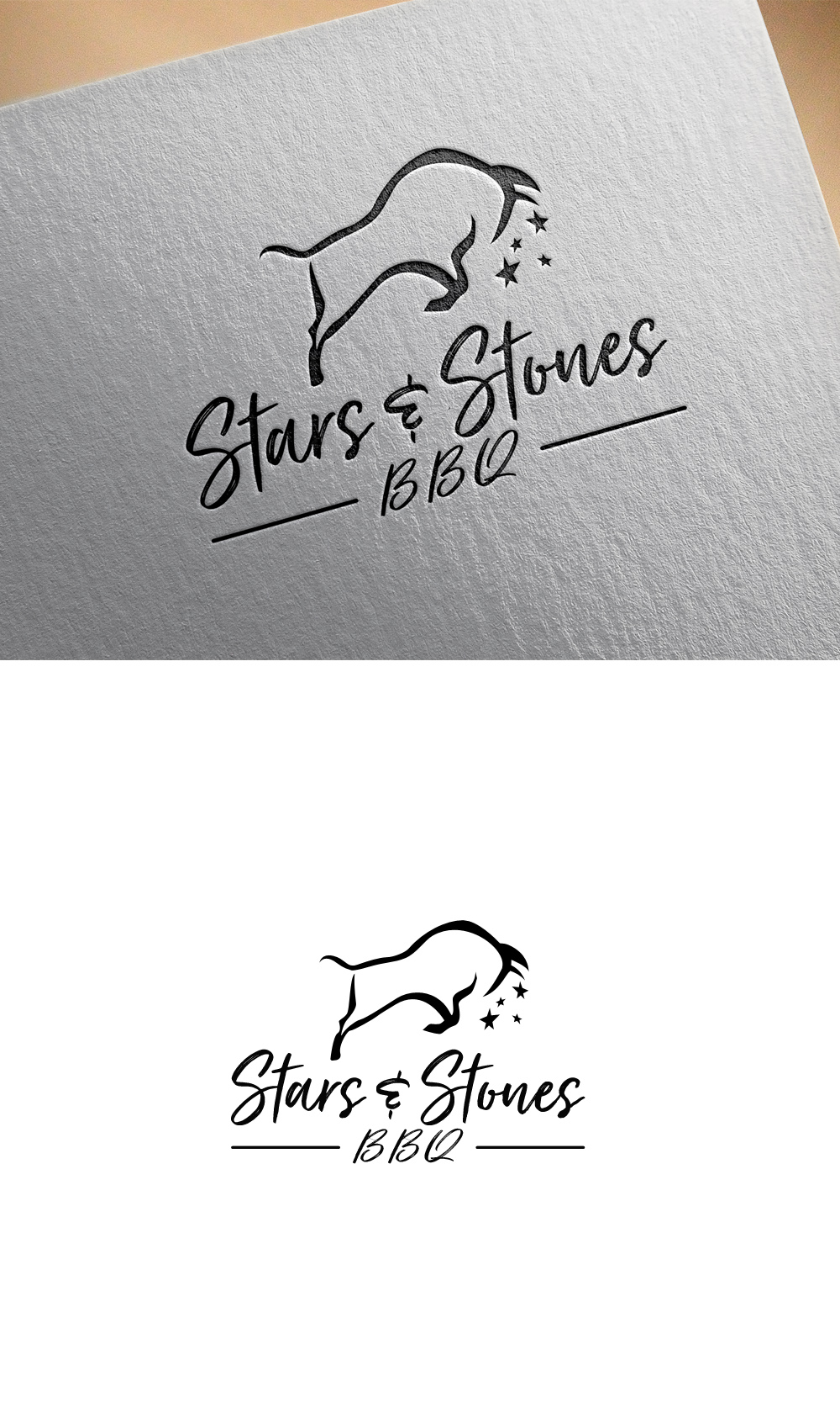 Diseño de Logo por logo_s para Stars & Stones BBQ | Diseño #23530970