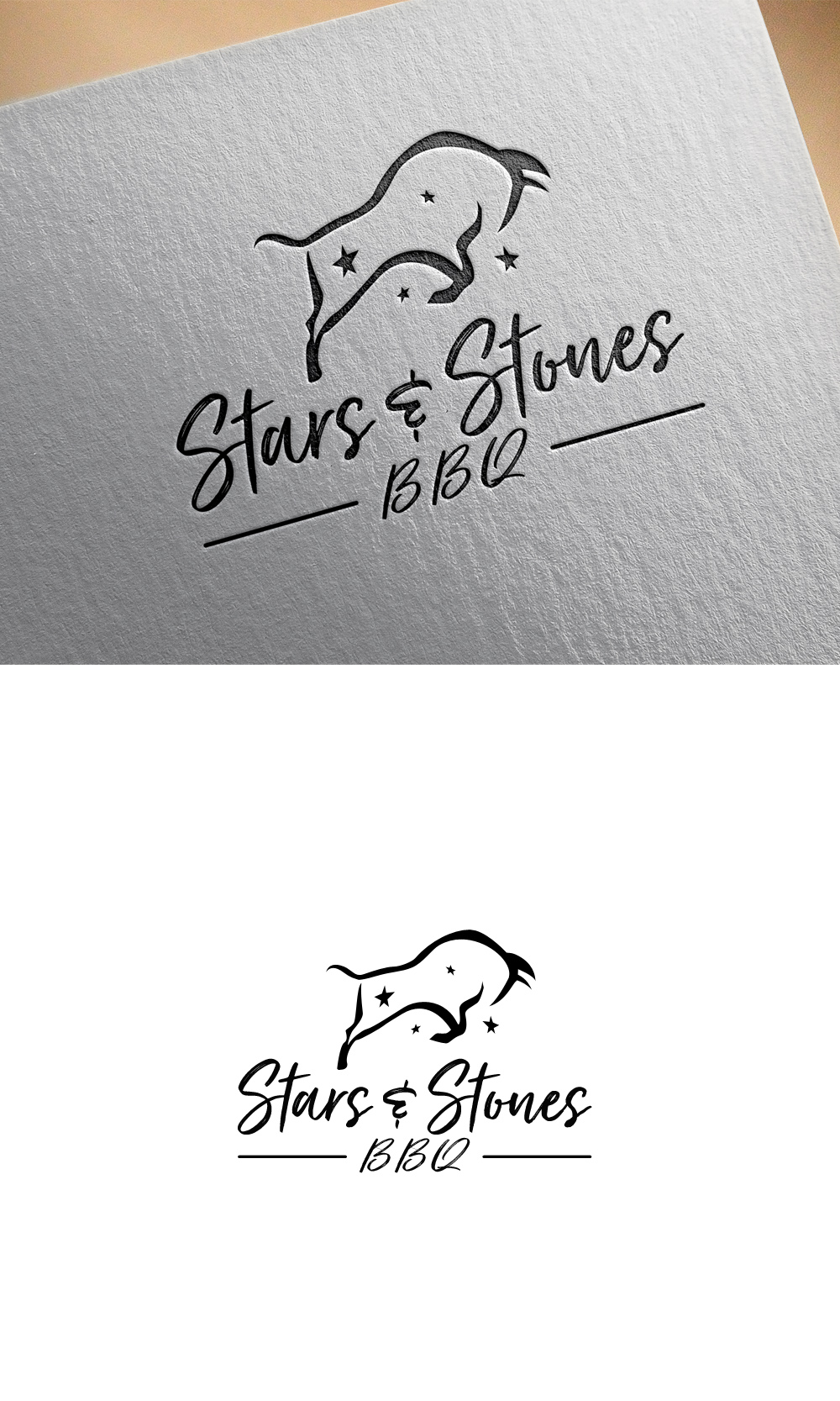 Diseño de Logo por logo_s para Stars & Stones BBQ | Diseño #23530971