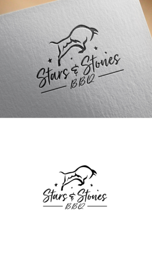 Logo-Design von logo_s für Stars & Stones BBQ | Design: #23532773