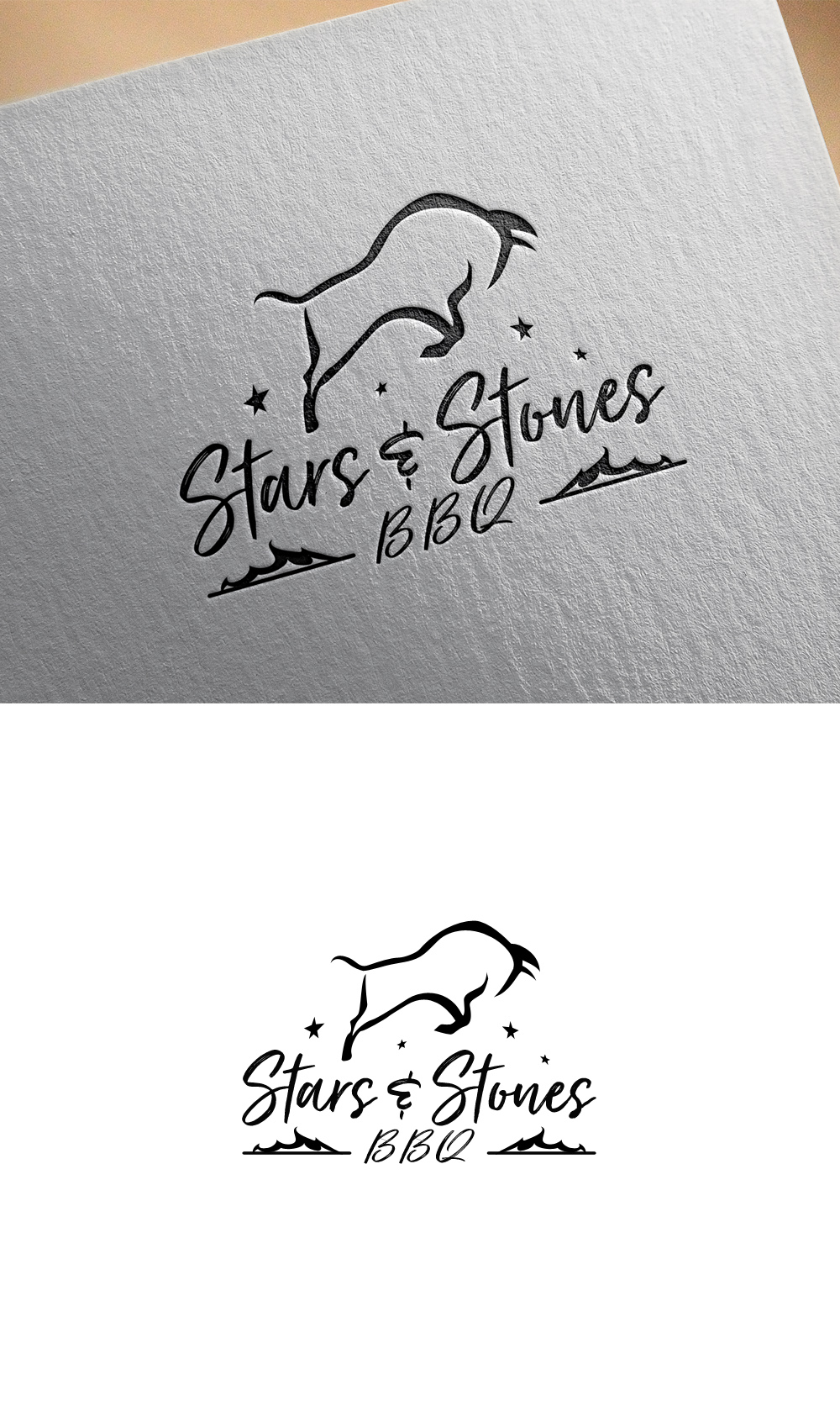 Diseño de Logo por logo_s para Stars & Stones BBQ | Diseño #23532774