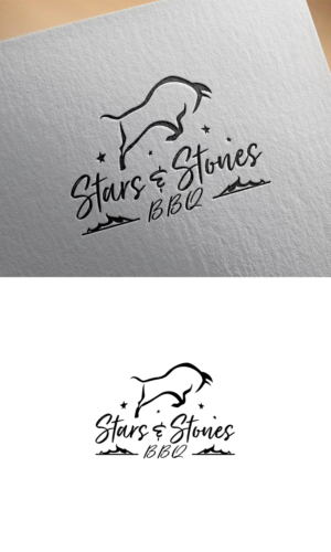 Logo-Design von logo_s für Stars & Stones BBQ | Design: #23532774