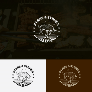 Stars & Stones BBQ  | Logo Design by sankar999