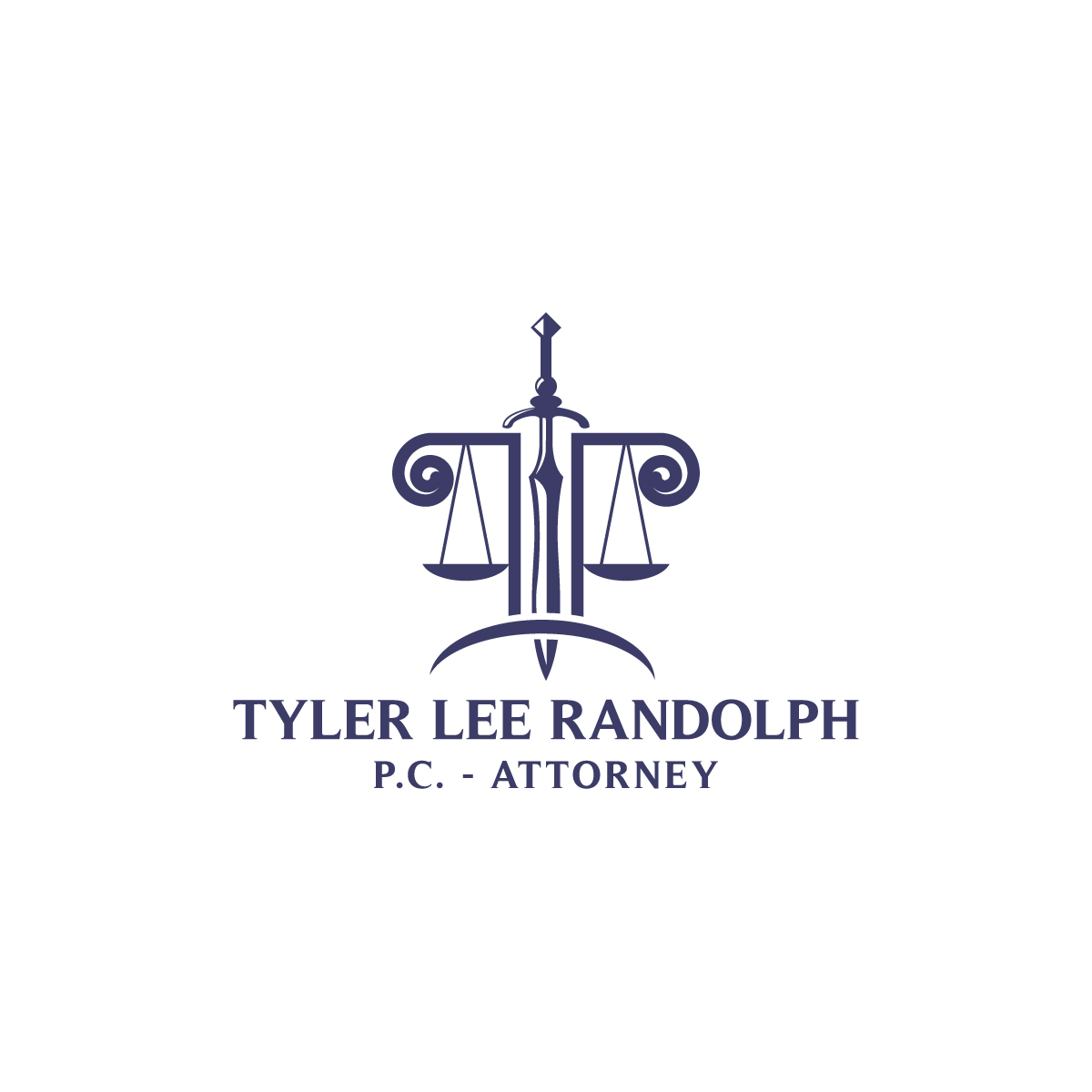 Logo Design by fly  design for Tyler Lee Randolph P.C. | Design #23545313