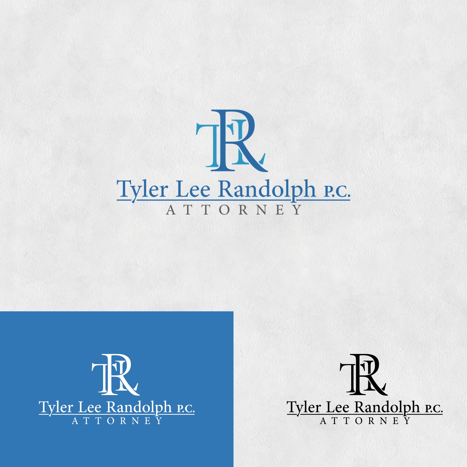 Logo Design by the kiss for Tyler Lee Randolph P.C. | Design #23571895