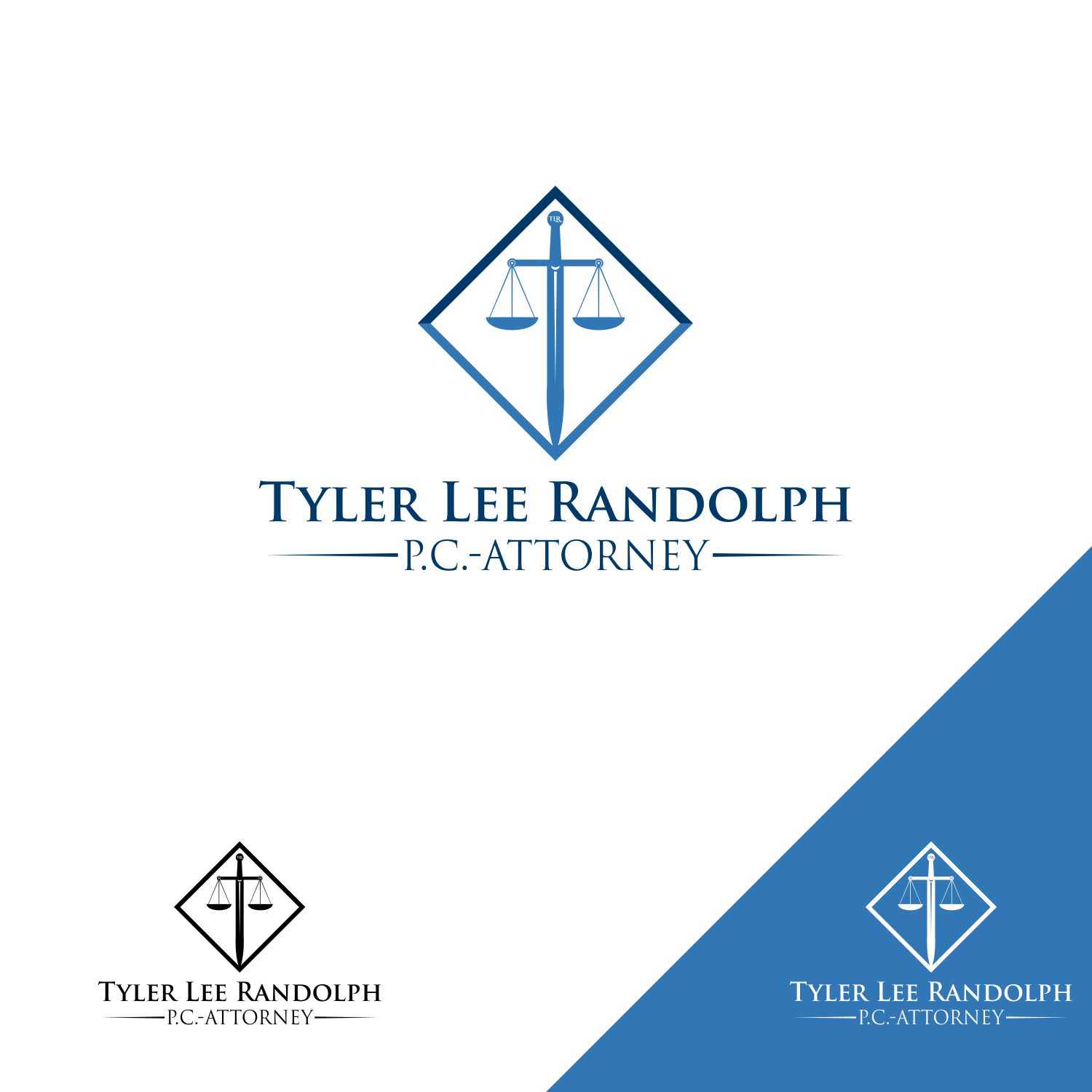 Logo Design by 2662 DESIGN for Tyler Lee Randolph P.C. | Design #23529766
