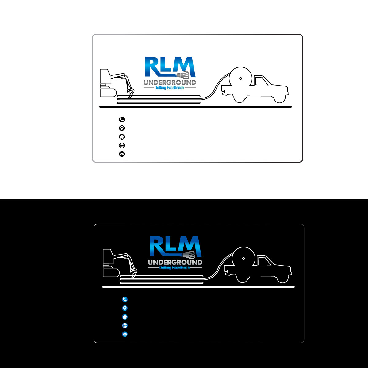 Business Card Design by Wonderful design for RLM Underground | Design #23528997