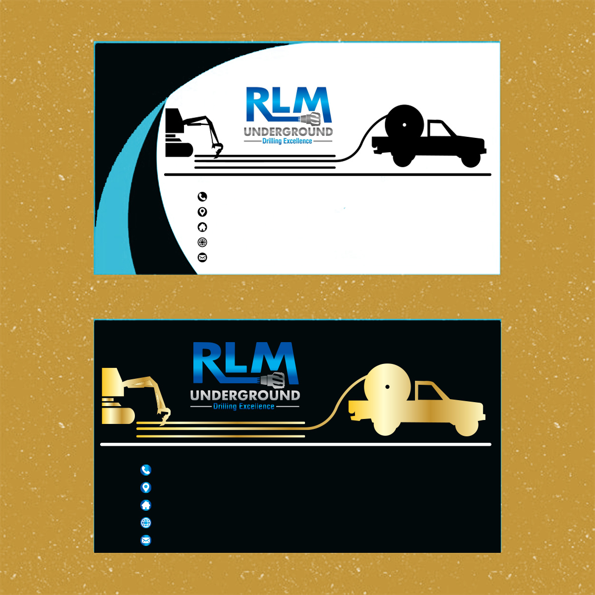 Diseño de Tarjeta de Presentación por Wonderful design para RLM Underground | Diseño #23529001